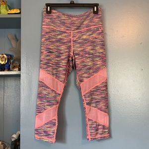Space Dye Mesh Active Leggings